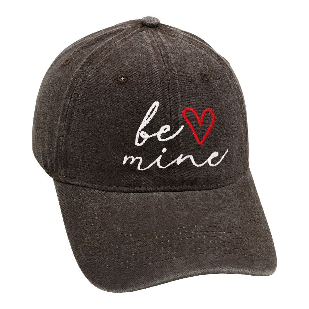 Wholesale Valentine's Day Embroidered Couple Baseball Caps