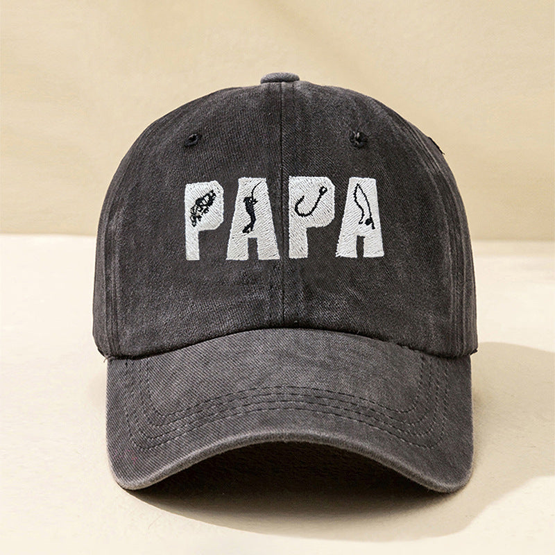 Wholesale Father's Day PAPA Embroidered Cotton Baseball Hat ACC-HT-TangQiu004