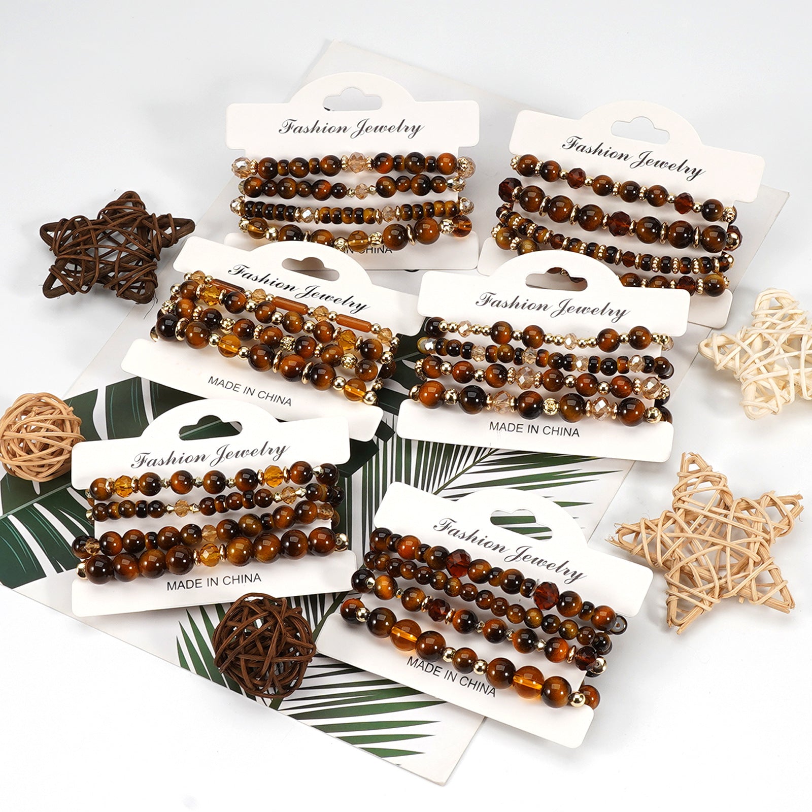 Wholesale Imitation Tiger Eye Stone Bracelet Wholesale Tiger Eye Stone Round Bead Jade Bracelet Cat' s Eye Men' s and Women' s Style