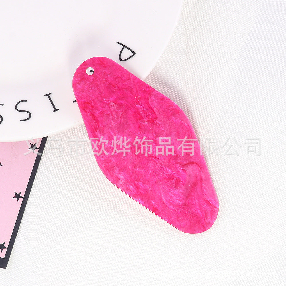 Wholesale 10PCS DIY Acrylic Letter Keychain/ Bookmark
