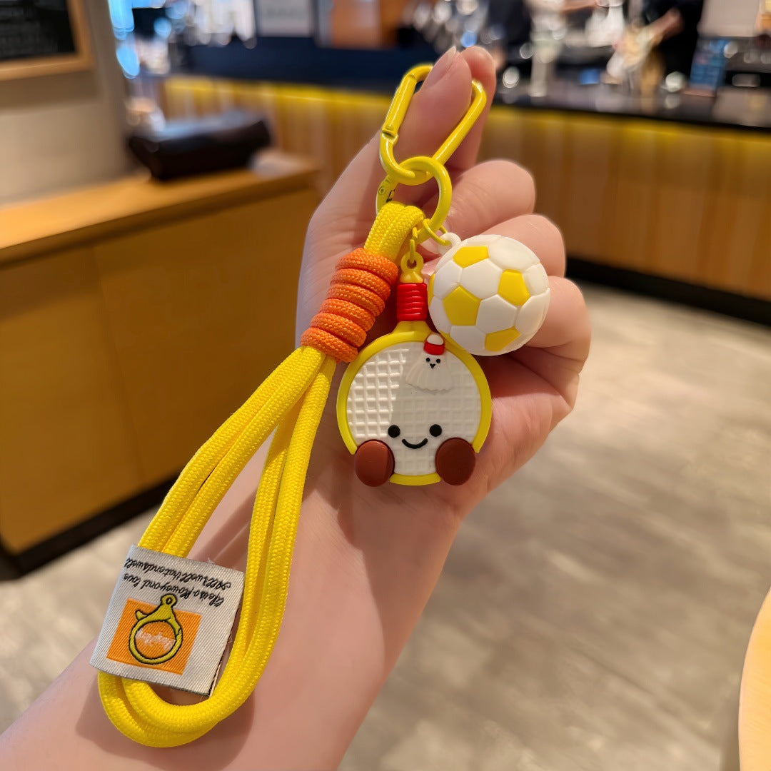 Wholesale Cartoon Badminton Racket Keychains