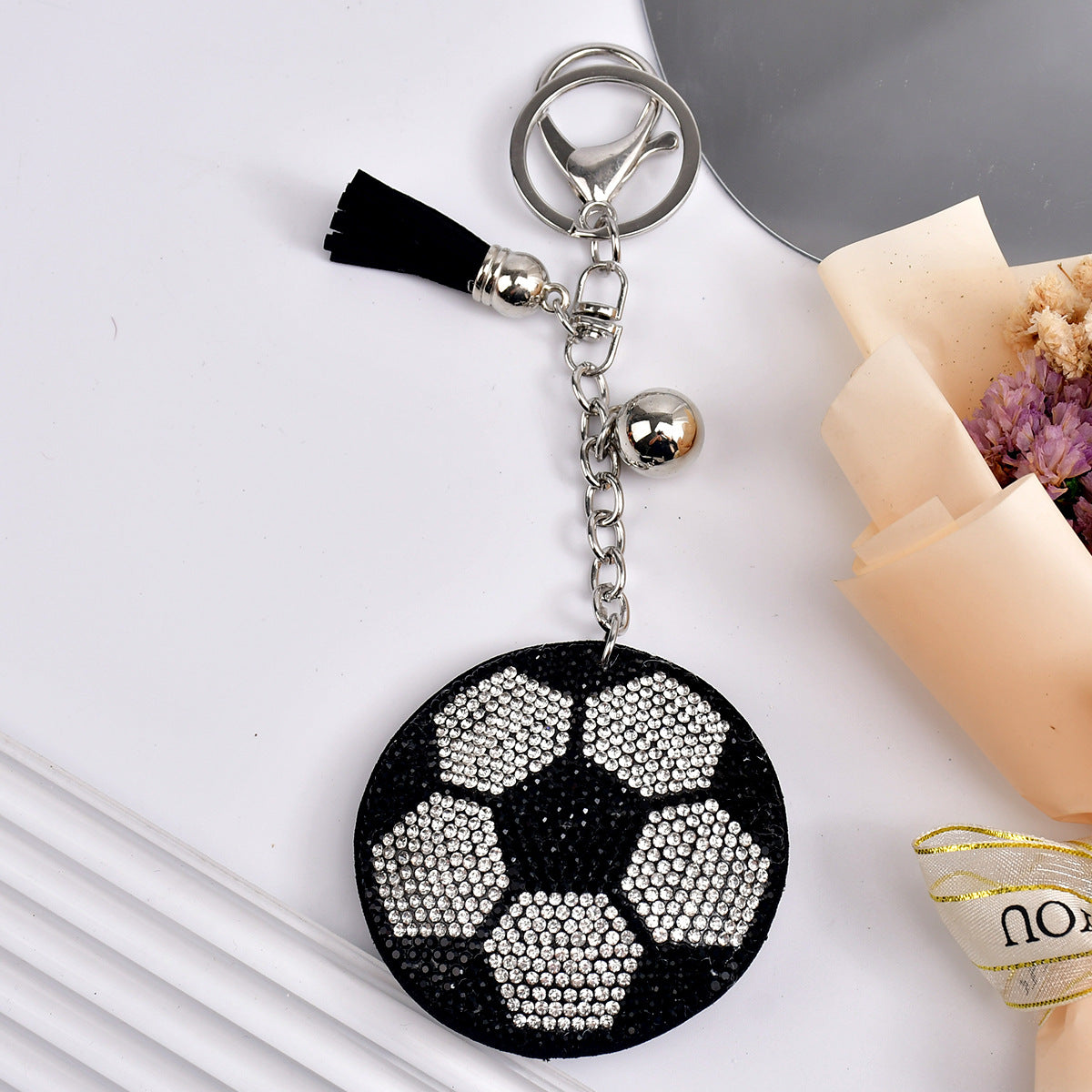 Wholesale creative  diamond keychain