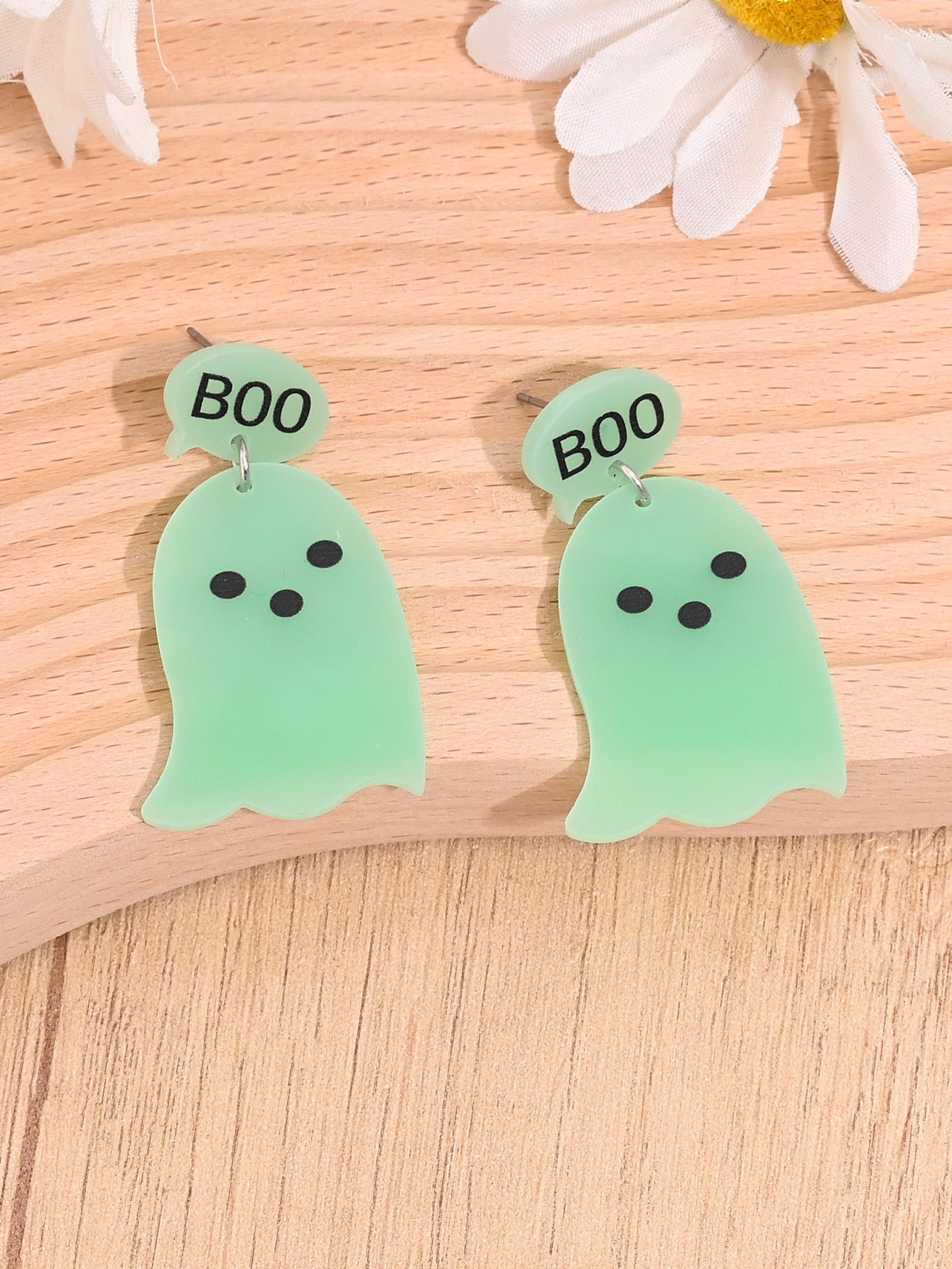 Boucles d'oreilles squelettes de chat fantôme en gros de l'Halloween