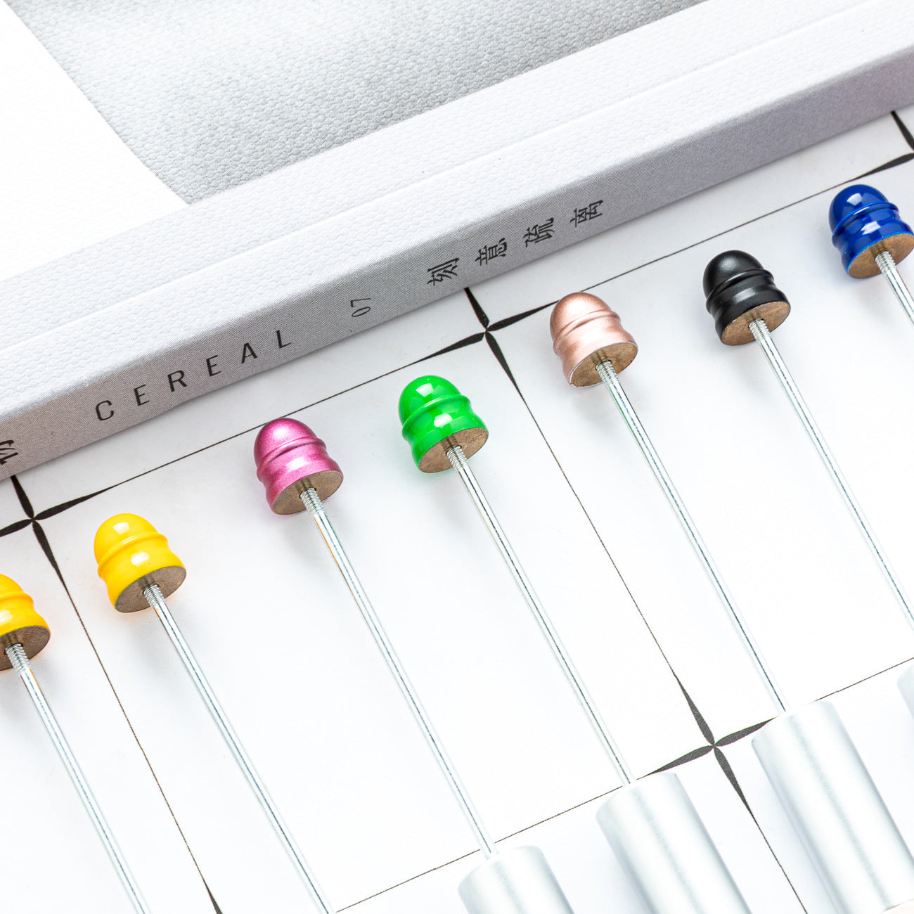 Wholesale DIY bead tool pen five in one scale beadable pens