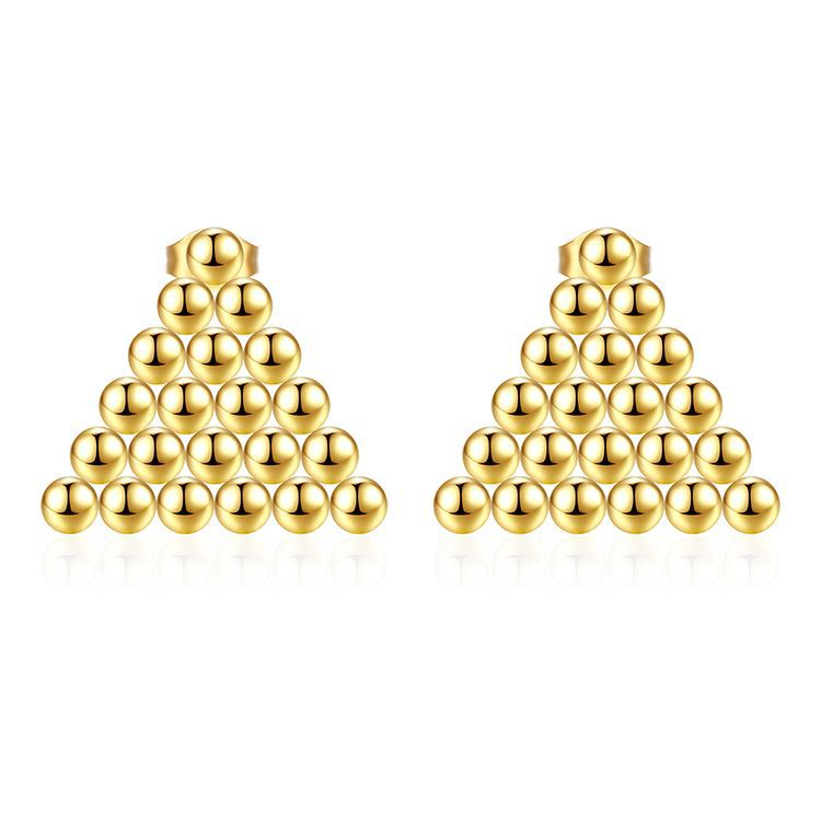 Wholesale Stainless Steel Ball Bead Earrings - Trendy Jewelry Accessory for Women