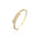 Wholesale Copper Plated Real Gold T Square Zirconia Snake Bracelet