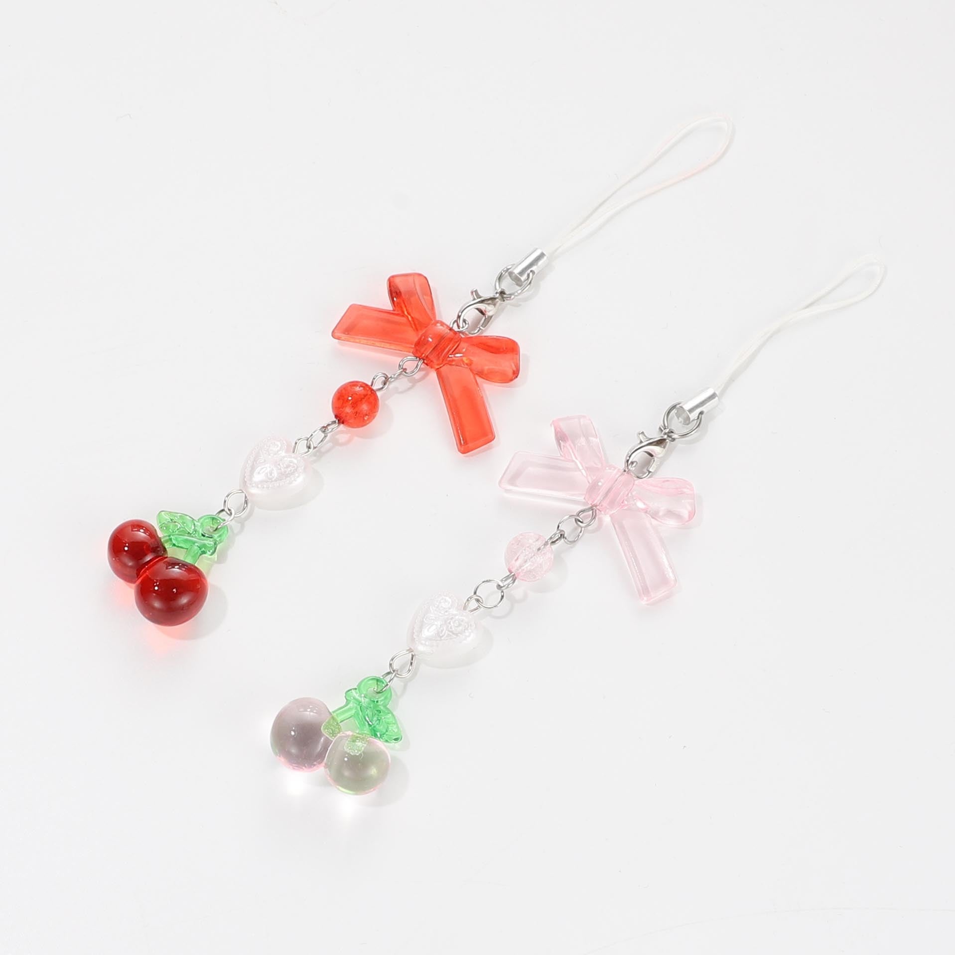 Wholesale Cherry Phone Chain Keychain