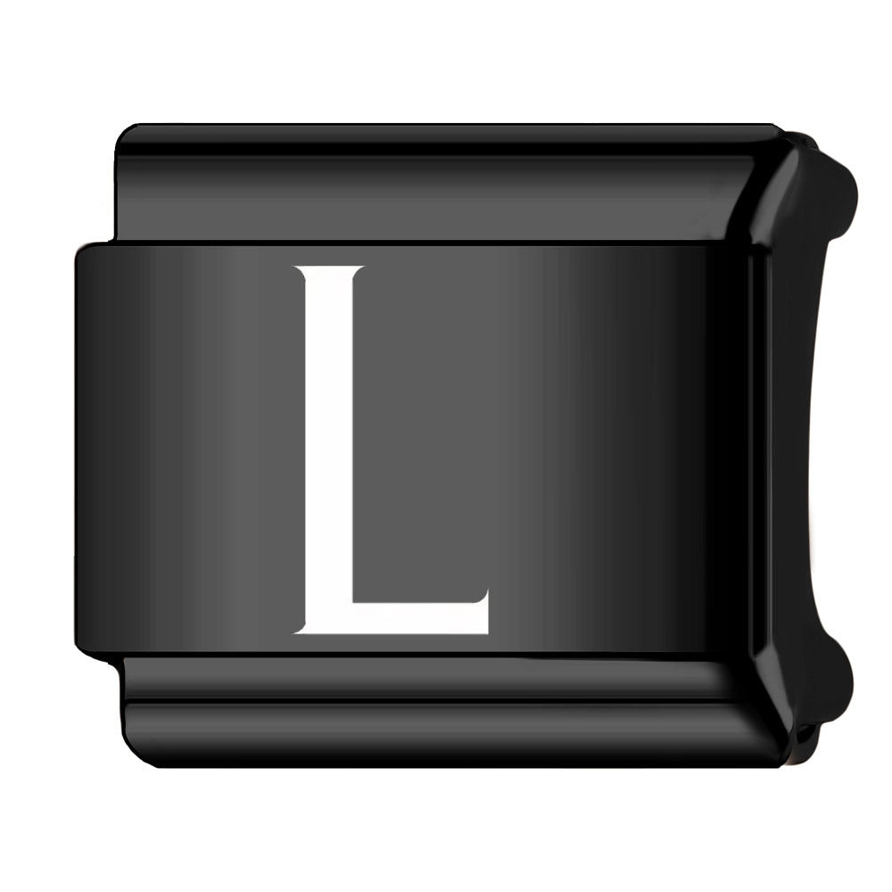 Wholesale Italian Charm Bracelet 9mm DIY Splicing Laser Letters Stainless Steel Composable Bracelet