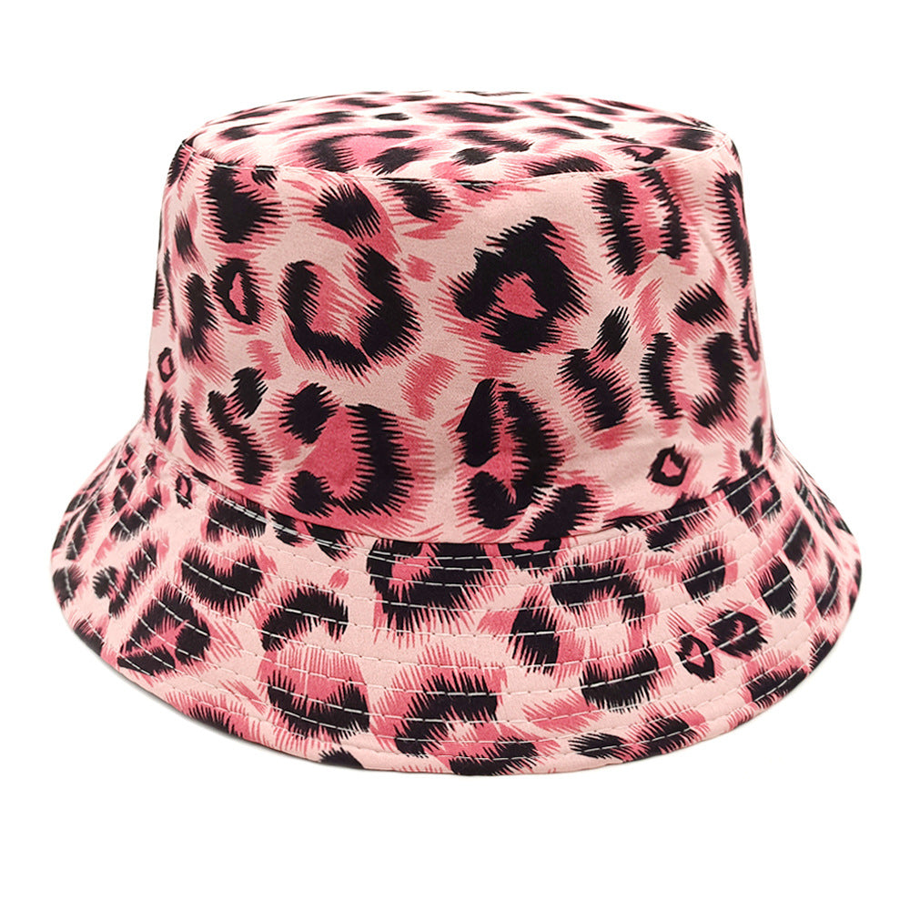 Wholesale  leopard print  basin hat bucket hat