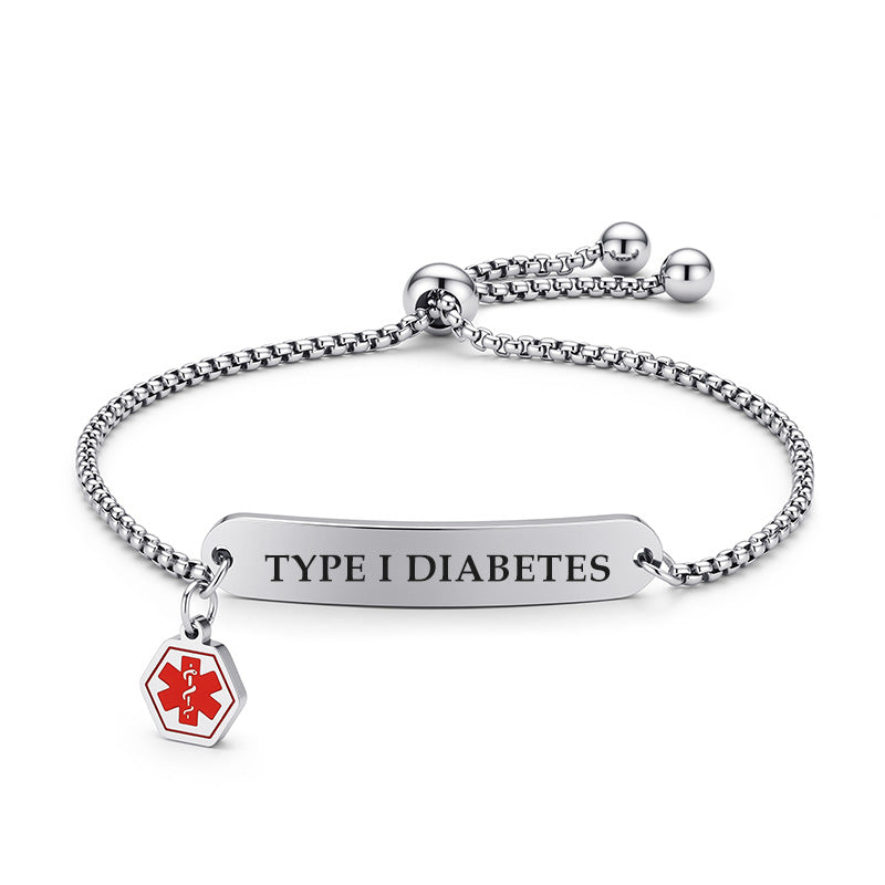 Wholesale Stainless Steel Adjustable Engravable Survival Bracelet