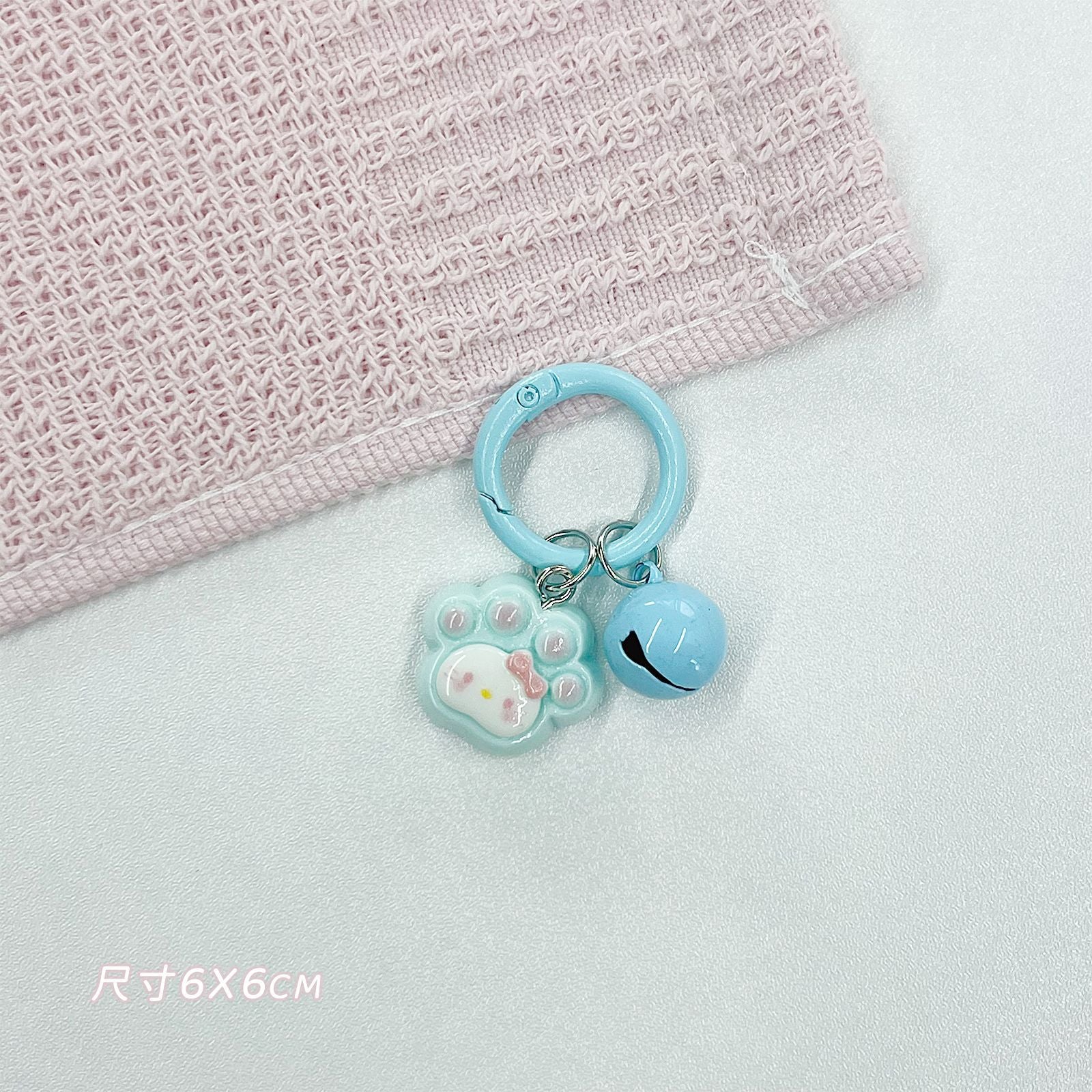 Wholesale Cute Cat Paw Keychain Bag Charm - Plastic Resin Gift for Friend
