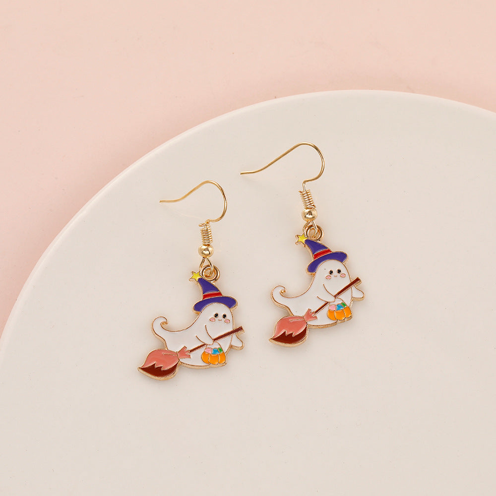 Wholesale  Halloween  earrings  popular Devil pumpkin bat festival earrings
