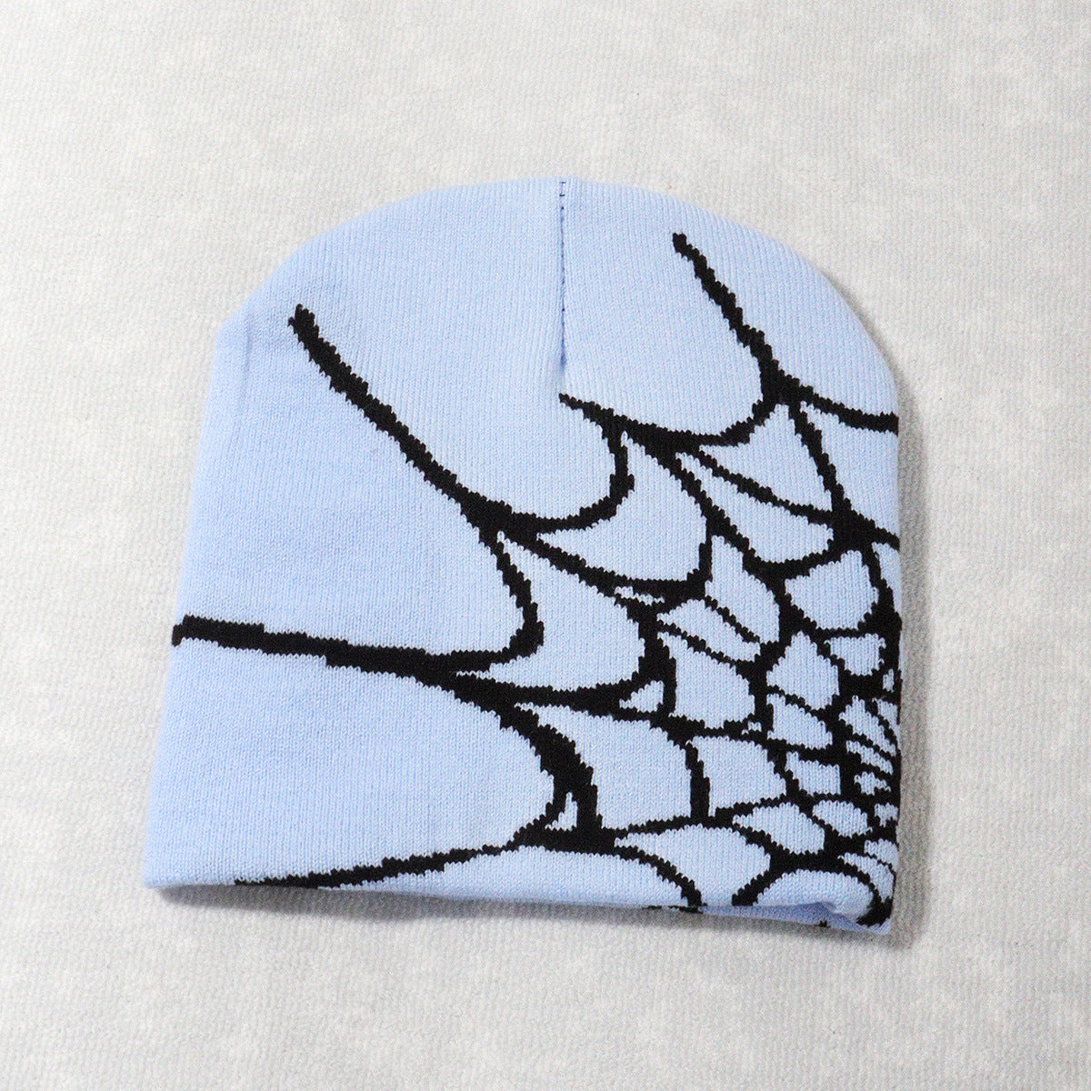 Wholesale Pullover Spider Web Y2K Jacquard Knitted Hat Beanie ACC-HT-Junl001