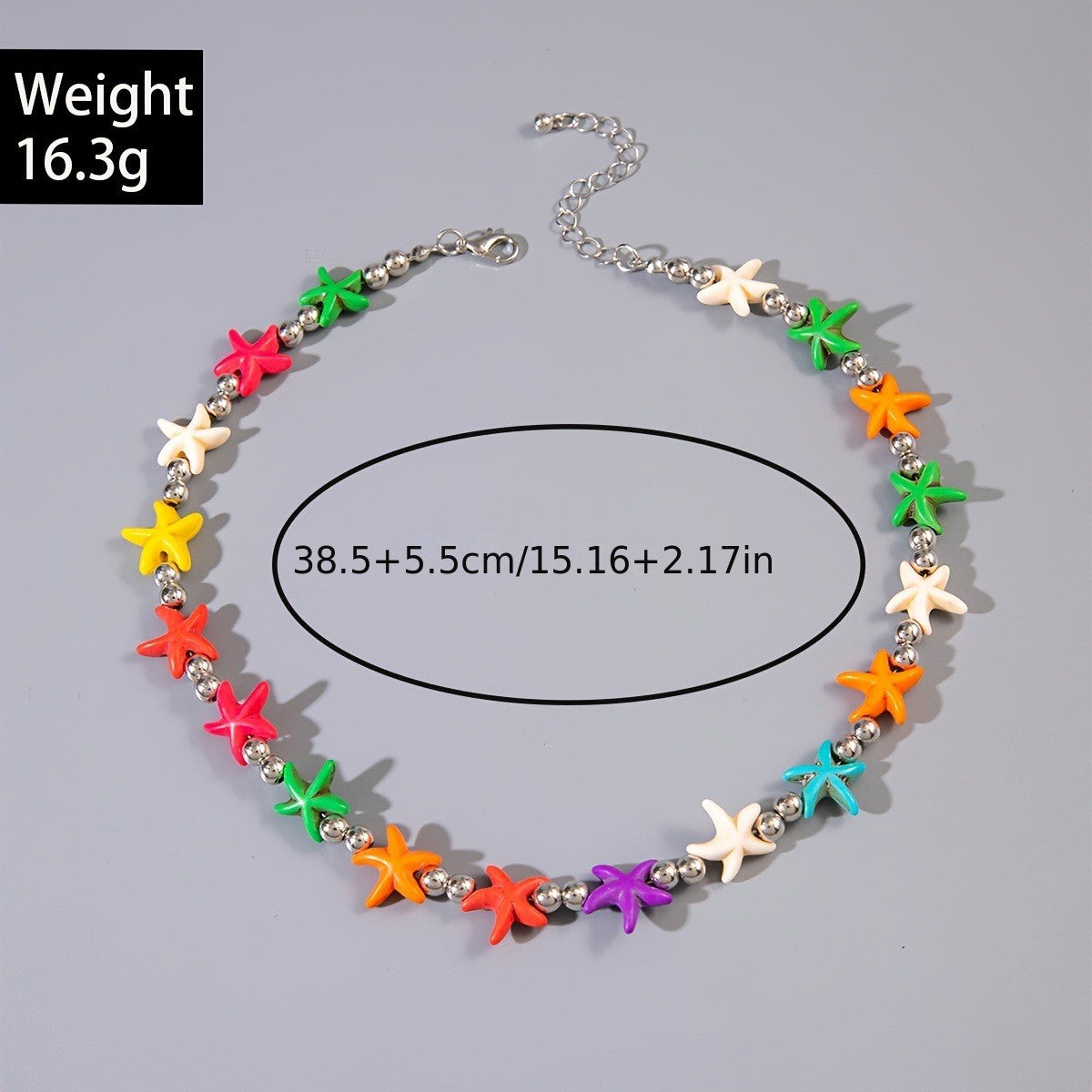 Wholesale Stylish Gold Heart Crystal Beaded Necklace Bohemian Women Fashion Jewelry