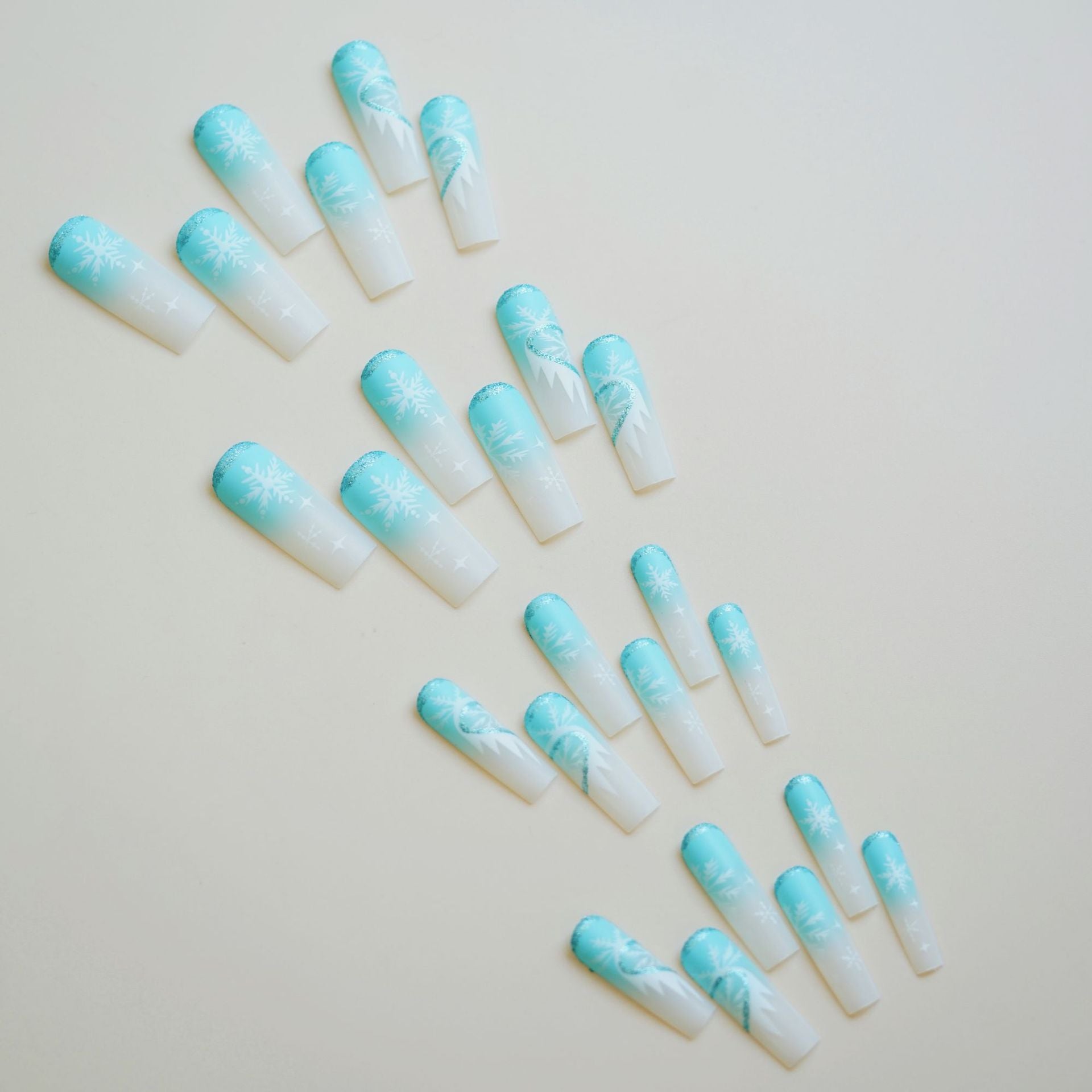 Wholesale 24 Pieces/ box Ice Elf Nails Kits Nail Stickers