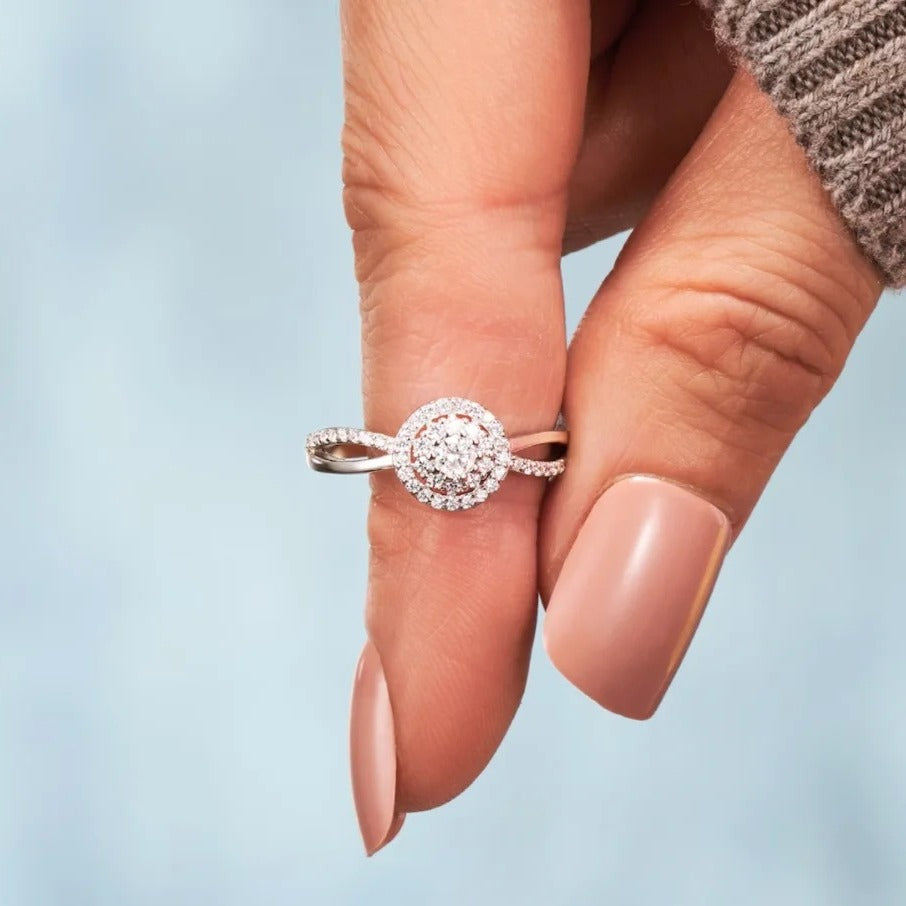 Wholesale Diamond Zircon Light Luxury Adjustable Rings ACC-RS-YinHu002