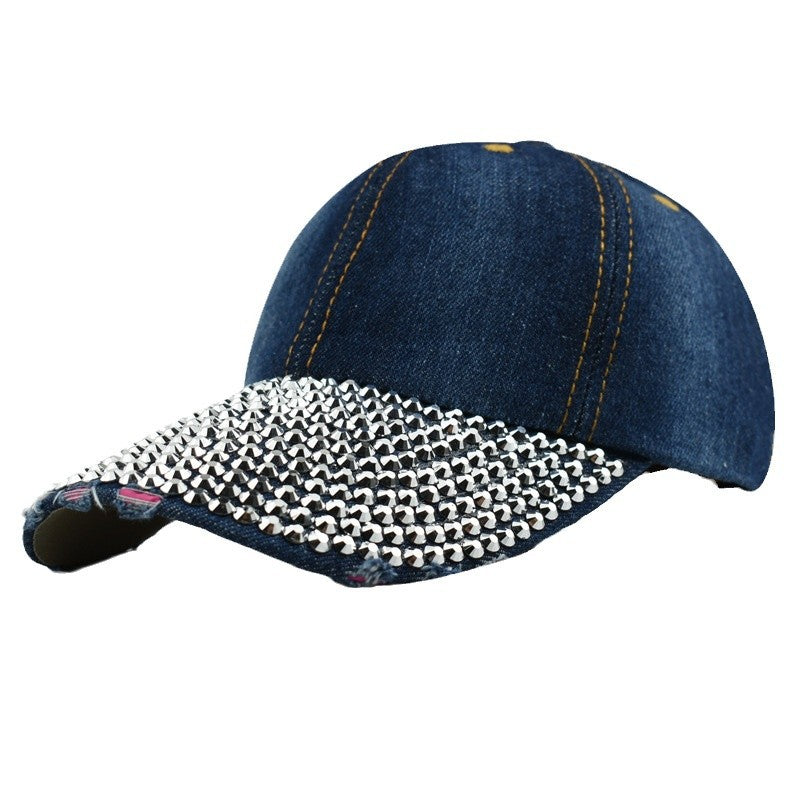 Wholesale personality diamond baseball cap diamond cap