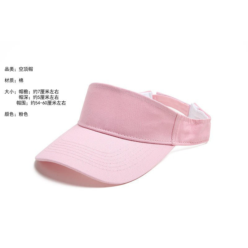 Wholesale Solid Color Pure Cotton Empty Top Hat