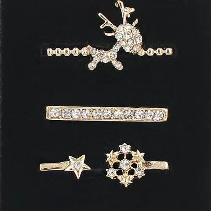 Wholesale Christmas Ornament Set with Diamonds,  Holiday Accessories,  New Watch Strap Decoration Ring,  Cross-Border Foreign Trade,  One-Piece Dropshipping