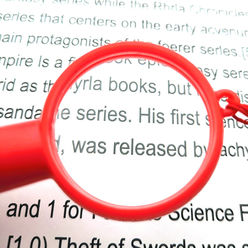 Wholesale Creative magnifying glass ballpoint pen lanyard gift pen