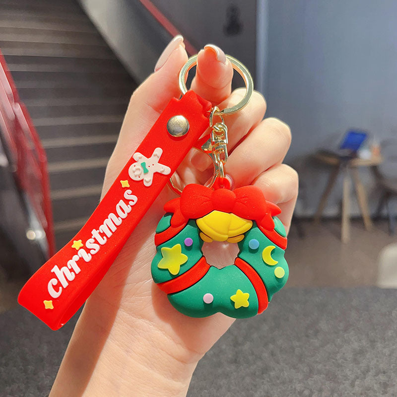 Wholesale Santa Claus Christmas Tree Reindeer Keychain ACC-KC-YingLing004