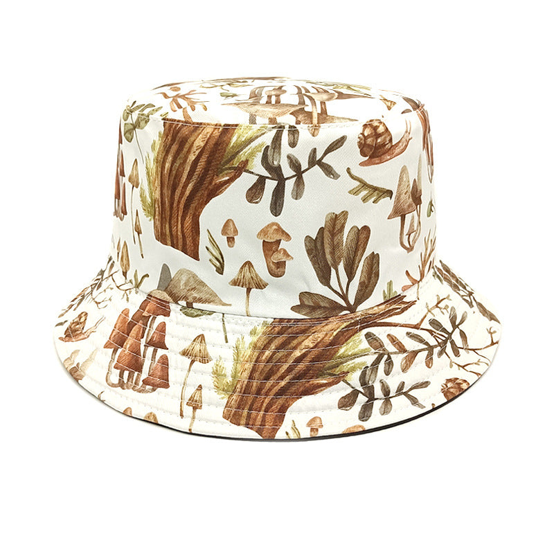 Wholesale Colorful Mushroom Pattern Bucket Hat ACC-HT-ShunMa003
