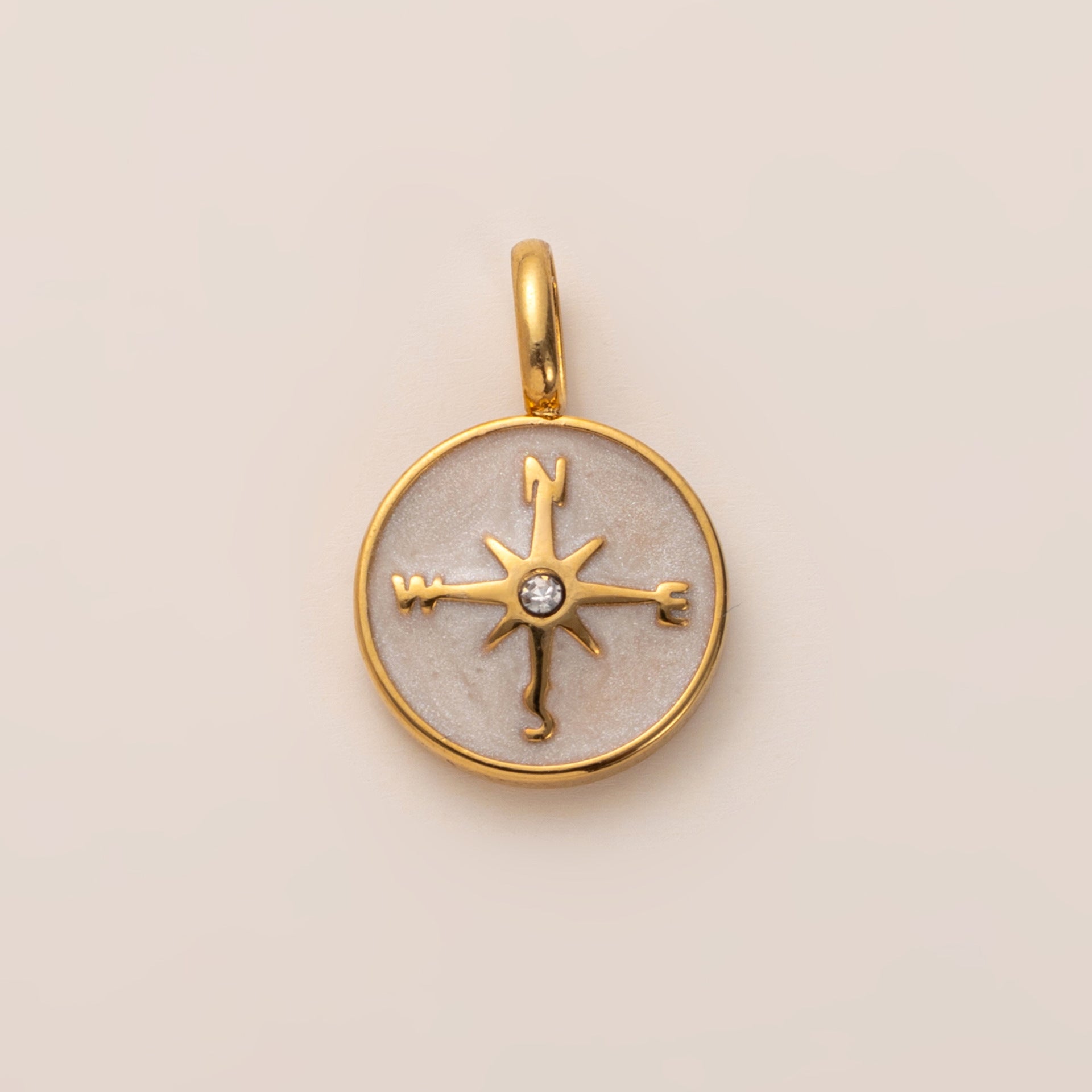 Wholesale 2PCS Titanium steel flower eye zircon adjustable pendant