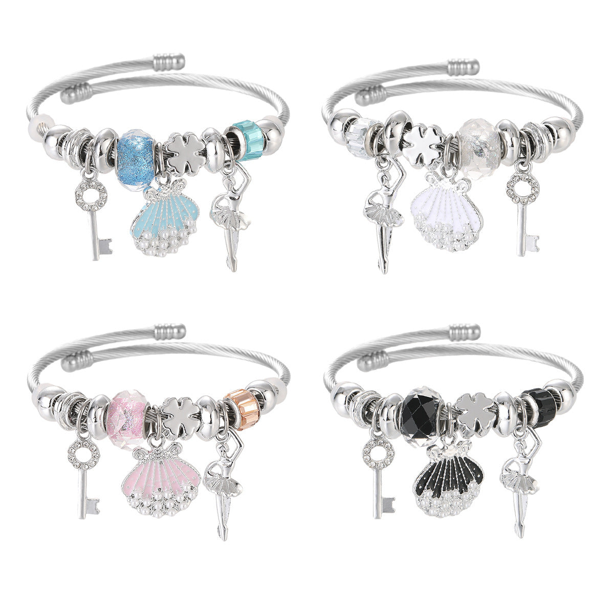 Wholesale Colorful Personalized Key Bracelets ACC-BT-jiax002