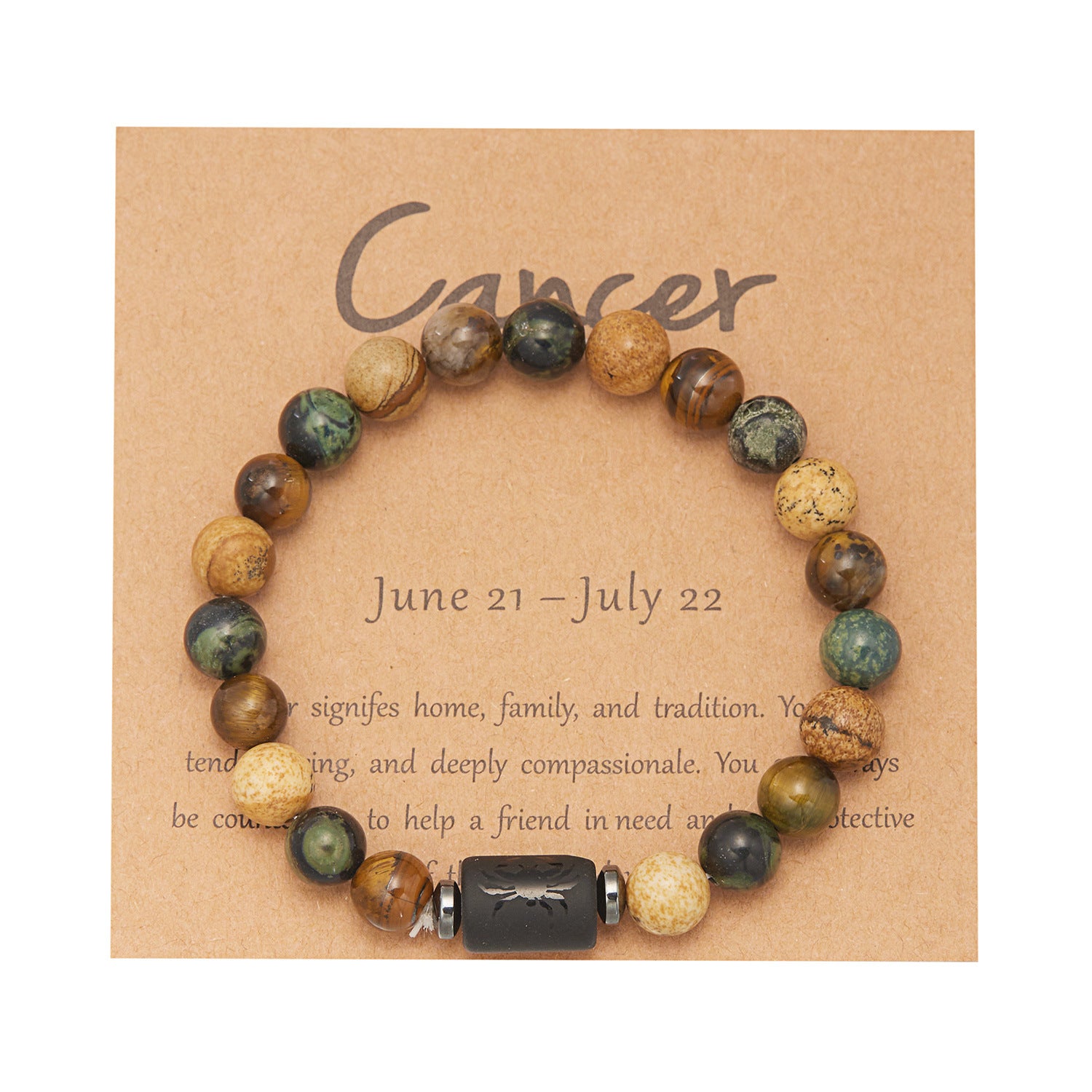 Großhandel Naturstein zwölf Konstellation Perlenarmband