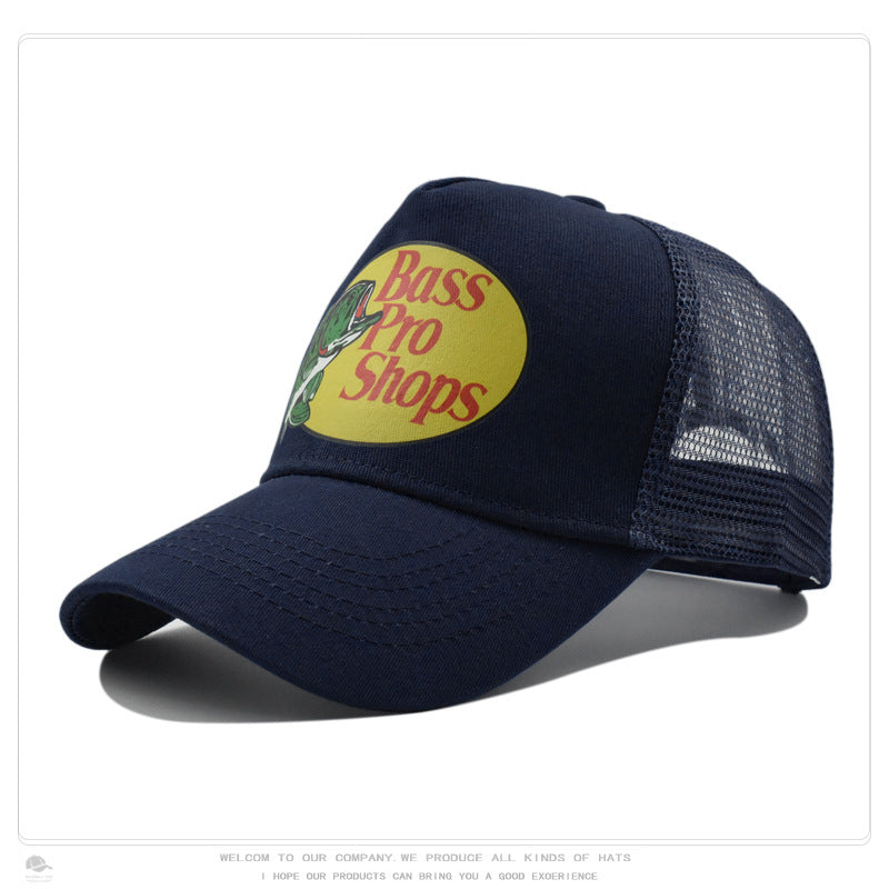 Wholesale Solid color printed outdoor fishing sun protection men' s baseball cap hat