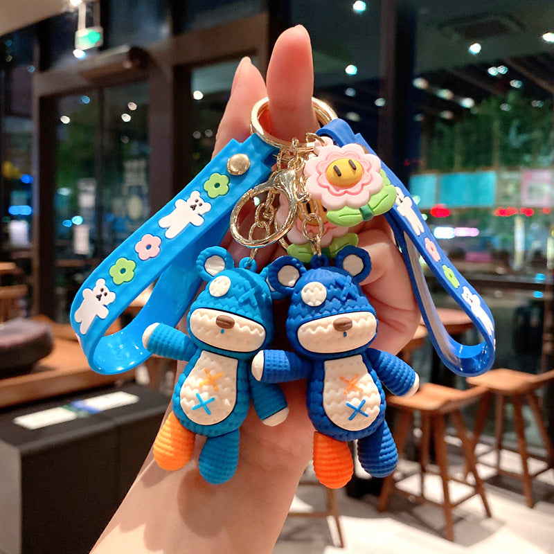 Wholesale Cartoon Woolen Bear Cute Keychain ACC-KC-Gongz003