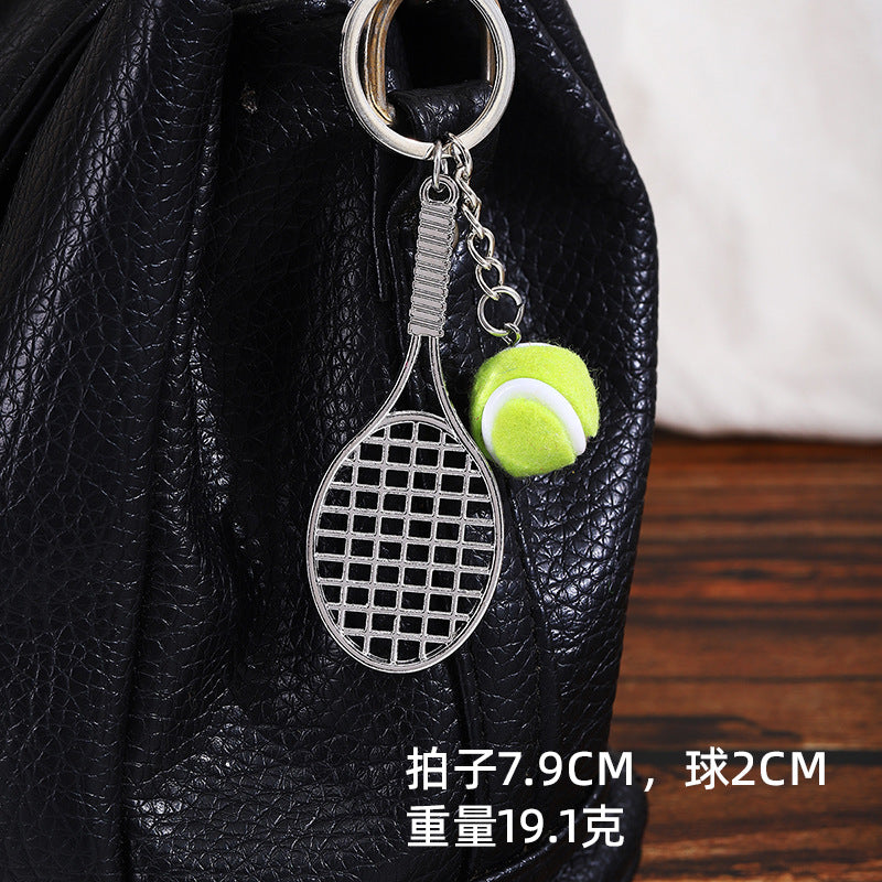 Wholesale Sports creative gifts tennis keychains