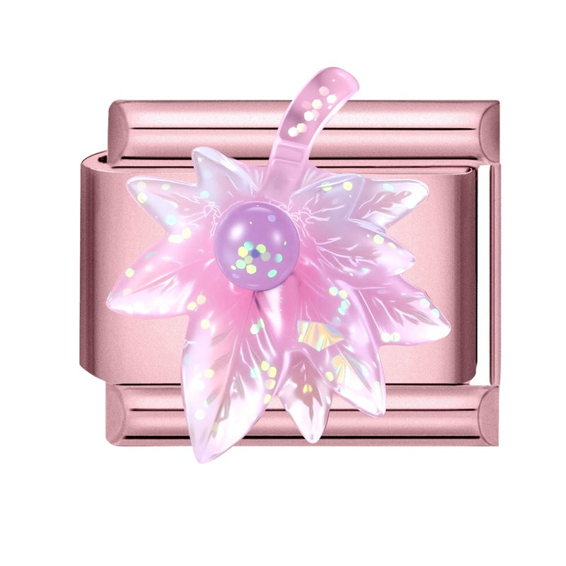 Wholesale 9mm Italian Charm Starter Bracelets DIY Ocean Fishtail Stainless Steel Composable Bracelet