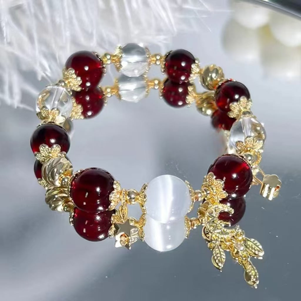 Wholesale Whale Fall Starry Sky Natural Stone Crystal Bracelet ACC-BT-Zhuox002