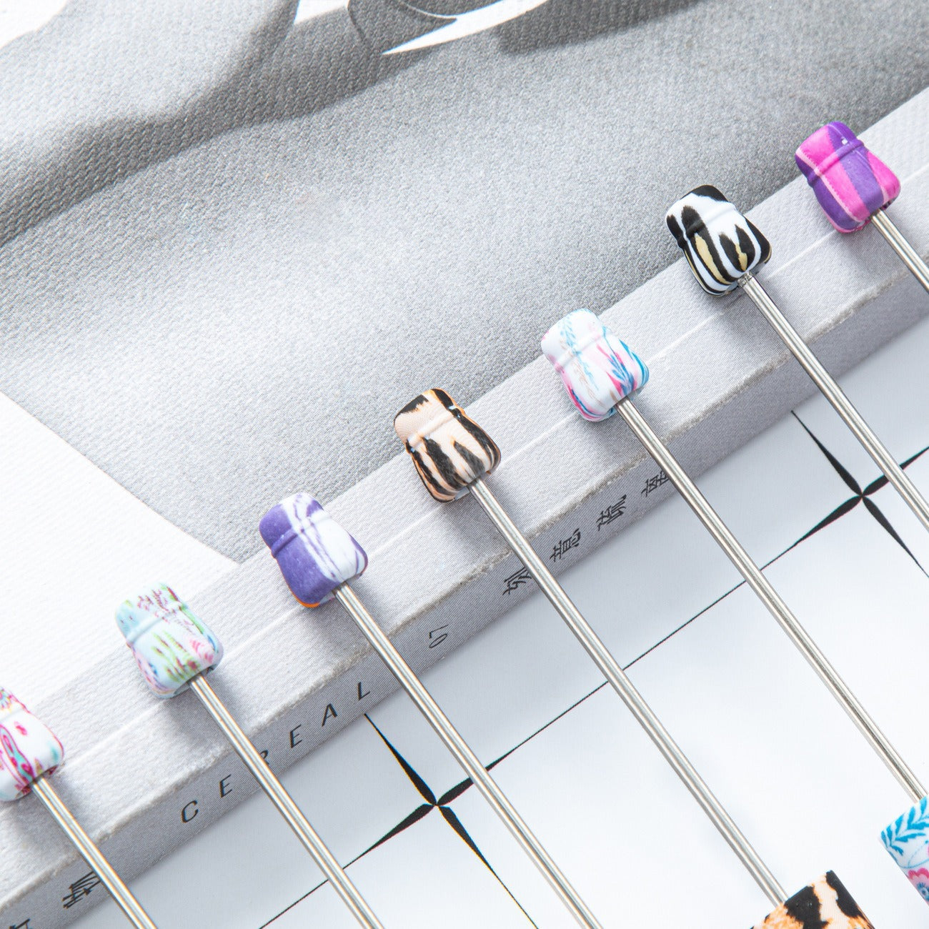 Wholesale Beadable Pens Graduation Season Plastic DIY Beaded Pens ACC-PN-HuaH056