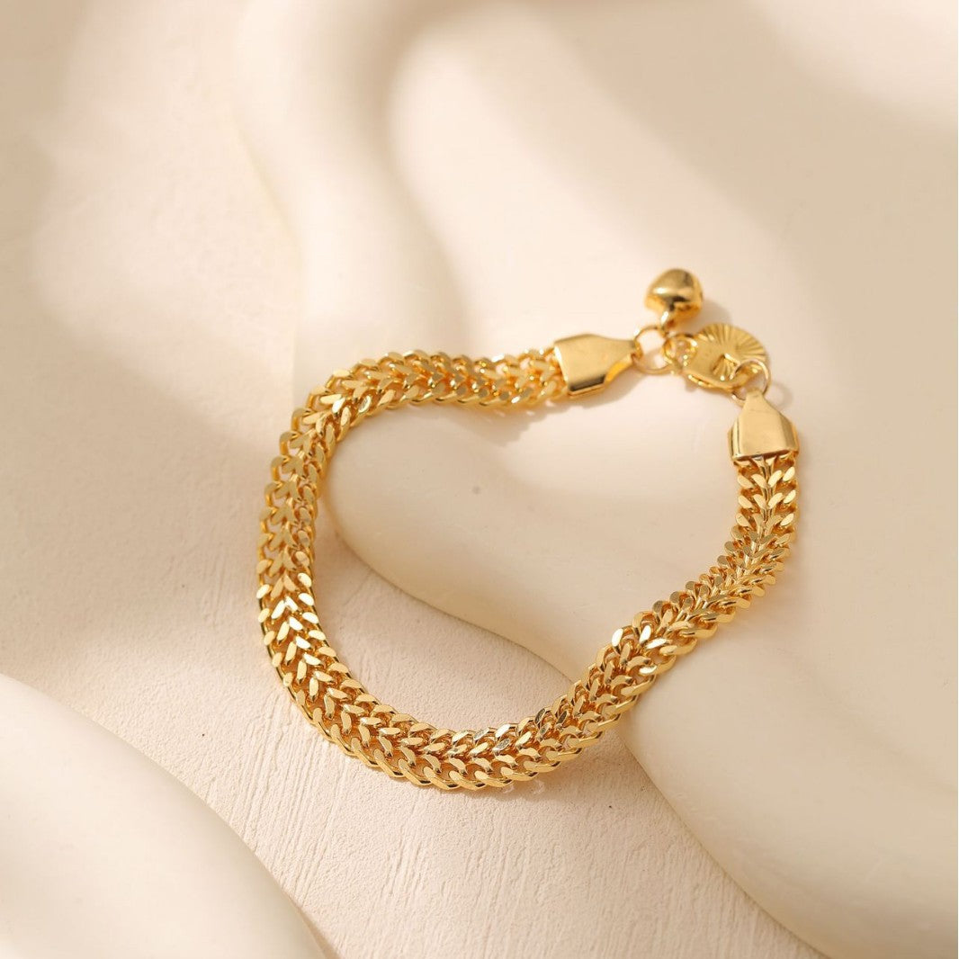 Wholesale Titanium Steel Electroplated Men' s Bracelet Simple Boutique Resale Gift