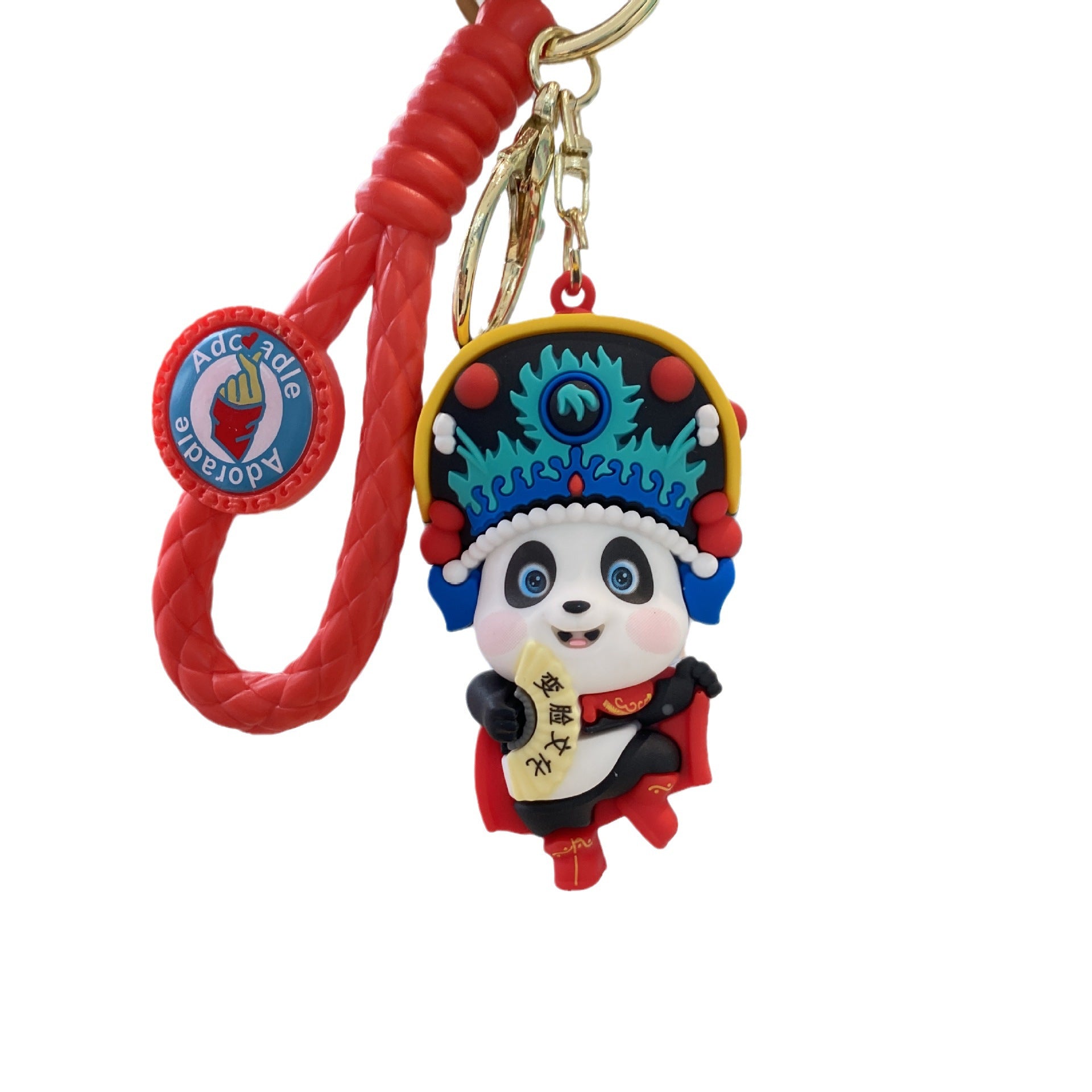 Wholesale face-changing panda keychain