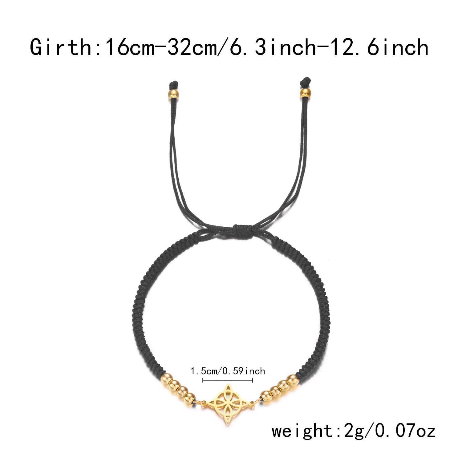 Wholesale  Irish Celtic Knot Woven Bracelet