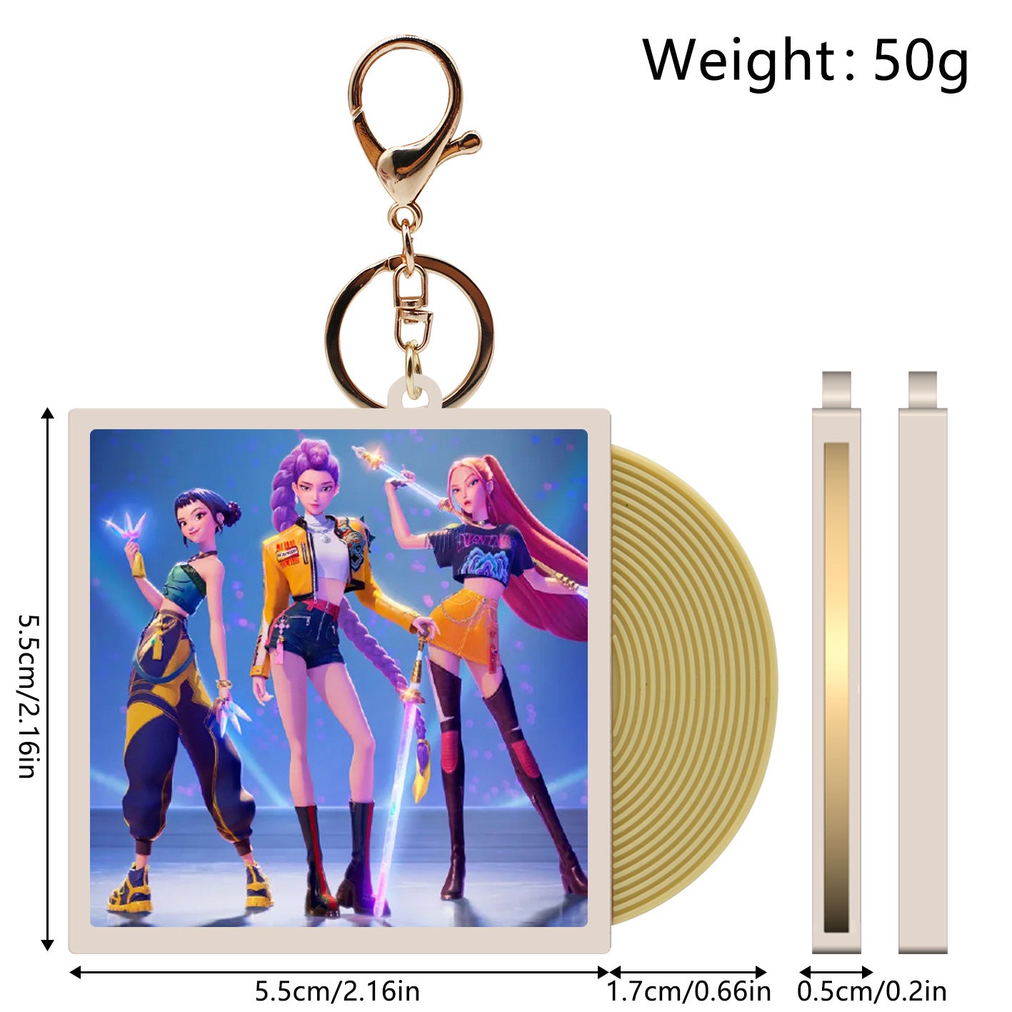 Wholesale KPOP CD vinyl record keychain ACCVIP