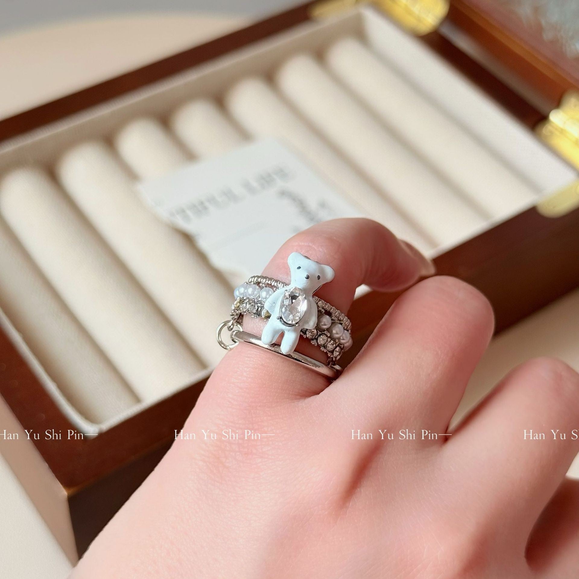 Wholesale Trendy Flower Ring Enamel Alloy Electroplated Fashion Jewelry Accessory for Boutique Resale