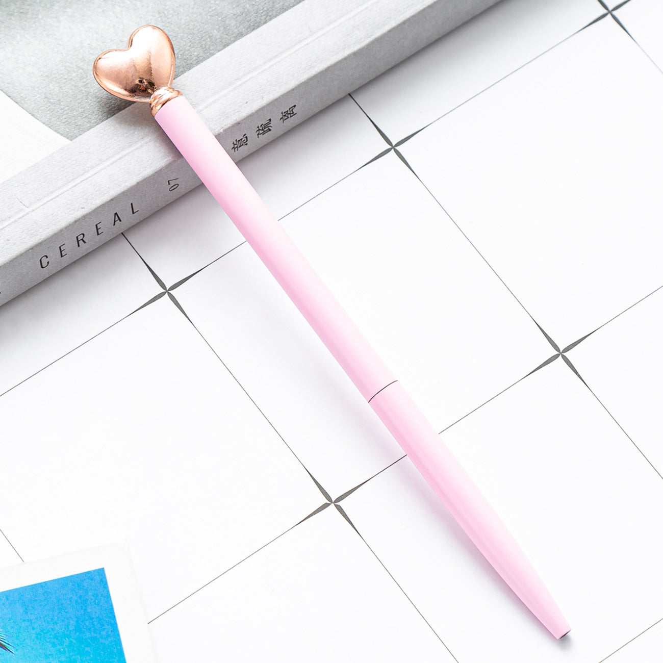 Wholesale Love Shape Ballpoint Pen Metal Pen ACC-PN-HuaHao017