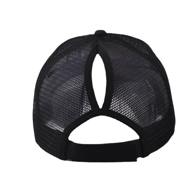 Wholesale Women S Multicolor Ponytail Baseball Cap Printed Back Open Design Summer Sun Hat For Everyday Wear