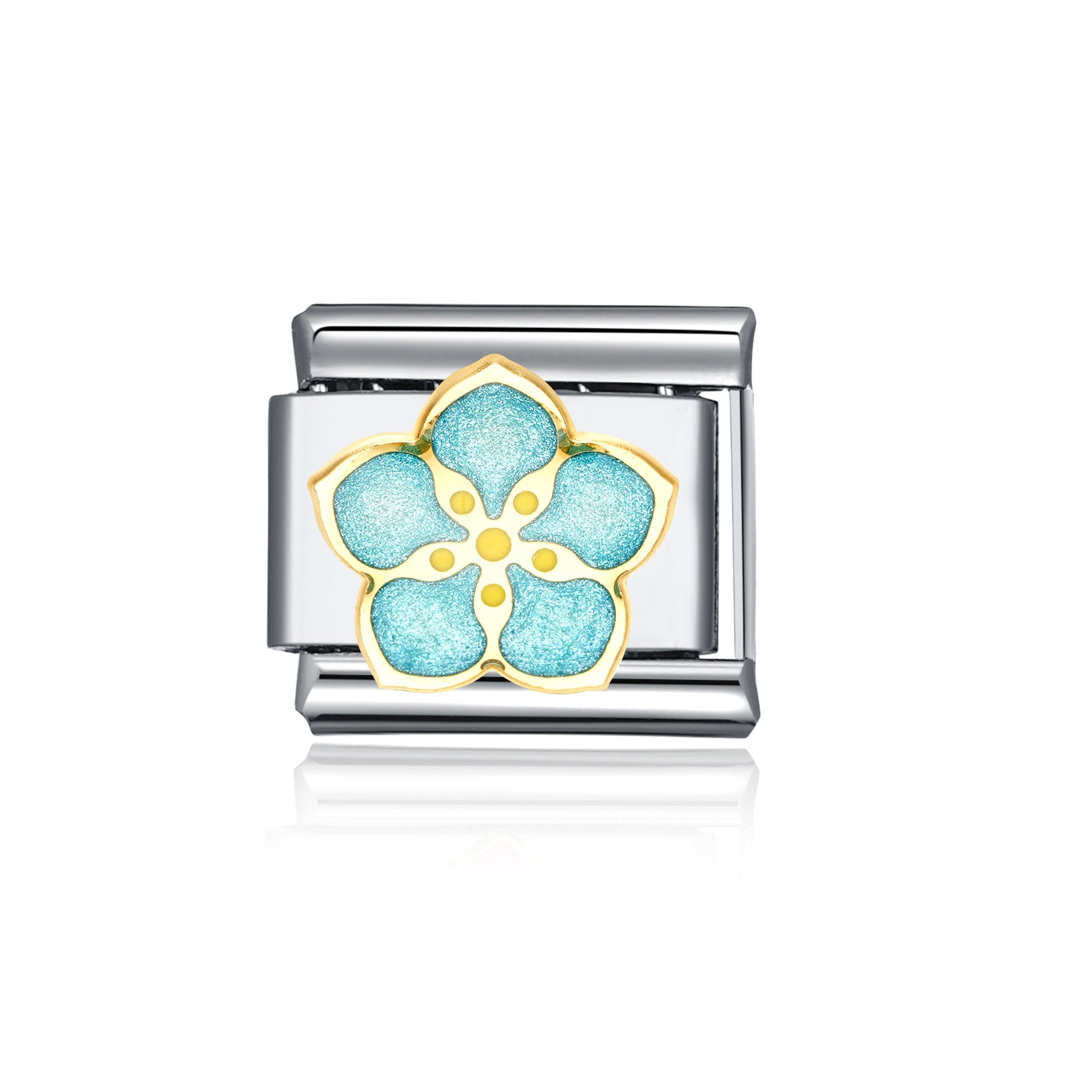 Wholesale Italian Charm Bracelet 9mm DIY Splicing Cute Cartoon Stainless Steel Composable Bracelet