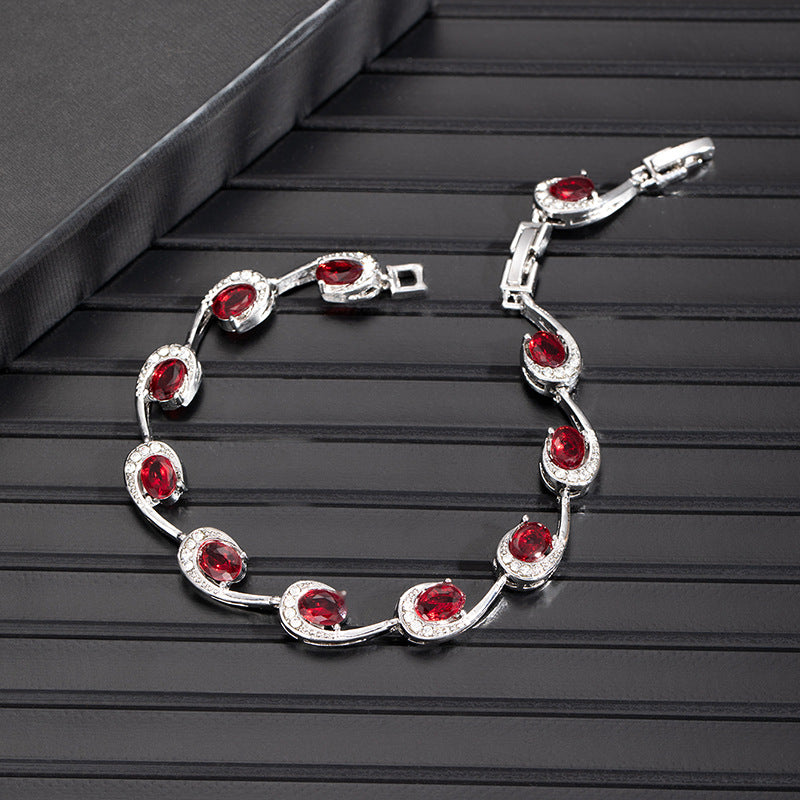 Wholesale Bohemian Multi-Color Crystal Bracelet Jewelry Accessory for Gift Boutique Resale