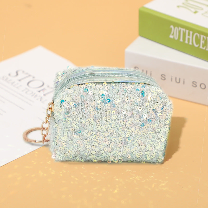 Wholesale Mini Sequin Coin Purse Keychain Keychain Wallet ACC-KC-YouMei002