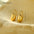Wholesale Color Oil Drops Bean Stainless Steel Earrings