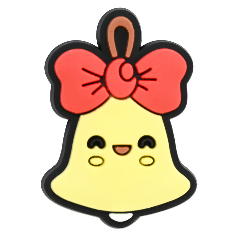 Wholesale Random 100pcs Christmas PVC Soft Rubber Shoe Buckle Decoration ACC-SC-RYY057