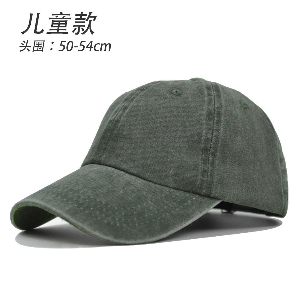 Wholesale Retro Parent-child Solid Color Baseball Cap ACC-HT-YMX012