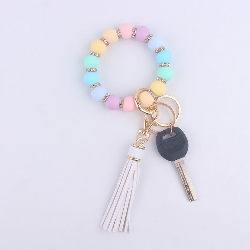 Wholesale Silicone Bracelet Wrist Keychain