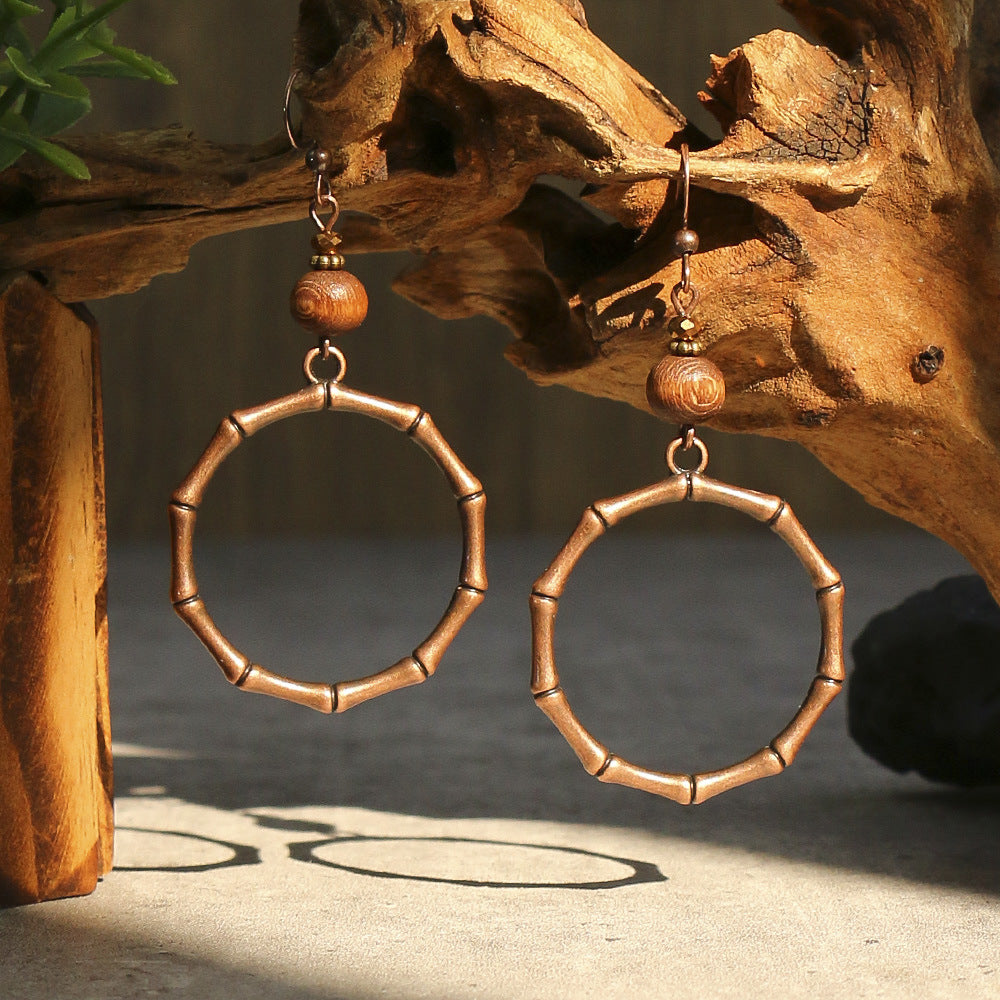 Wholesale Vintage Tassel Alloy Earrings Set Fashion Jewelry Accessory